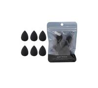 6Pcs Black Mini Makeup Sponge, Small Beauty Sponge Blender Set for Foundation, Powder, Concealer Highlight,and Eye Shadow,Makeup Brushes and Tools