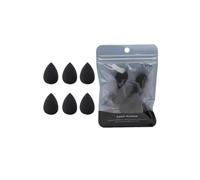 6Pcs Black Mini Makeup Sponge, Small Beauty Sponge Blender Set for Foundation, Powder, Concealer Highlight,and Eye Shadow Makeup Brushes and Tools