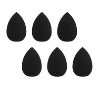 6Pcs Black Mini Makeup Sponge,Small Beauty Sponge Blender Set for Foundation, Powder, Concealer Highlight,and Eye Shadow, Makeup Blenders and Sponges,Mini Makeup Sponge Blender Set