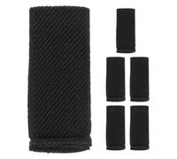 6pcs Black Nylon Elastic Belt Keeper for Hiking and Outdoor Wide Loops | Secure Fit, Stable Construction, Stylish Design, Easy to Use, Belt Loop Connector for Fixing Buckles