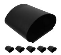 6pcs Black PP Hanging Storage Basket, Multi Functional | Portable Bin for Home or Bathroom Carts, Quick Cleanup, Simple Color, Shelf Use, Kitchen Staff