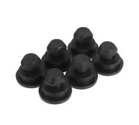 6Pcs Black Rubber Feet for Pressure Cooker and Warming Tray | Antivibration, Wear Resistant Build, Nonslip Surface, 1.6x1.6x0.8cm Size, Rice Cooker Bumpers