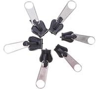 6Pcs Black Universal Instant Fix Zipper Repair Kit Replacement Zip Slider Teeth Zippers Resistant Design Arts, Crafts and Sewing, Fasteners, Zipper Repair Kit, Sewing Notions and Supplies, Fasteners