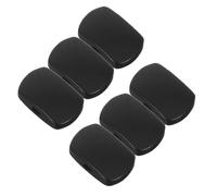 6pcs Black Wooden Guitar Tuning Peg Buttons for Classical Guitars