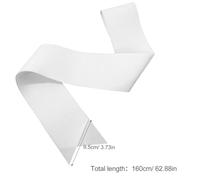 6pcs Blank Sash Polyester Party Sash for Women DIY Photo Prop | White Plain Sashes, Prom Queen Sash and Sash for Bridal Shower, Graduation Party Back to School