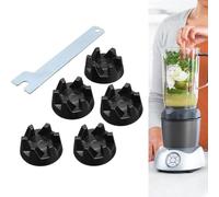 6Pcs Blender Coupler with Removal Tool Spanner Rubber Clutch Coupling Parts Compatible with KitchenAid WP9704230VP KSB52 KSB5 5KSB52 5KSB5 (5 Blender Coupler 1 Removal Tool)