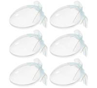 6pcs Blue Egg Shaped Candy Box Plastic Easter Party Favour Decor | Fillable Holder for Chocolate or Small Gifts, Ornamental Table Display, Reusable Garden Decoration, Suitable for Teachers