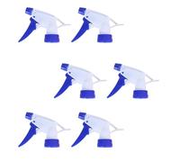 6Pcs Blue Water Bottle Spray Nozzles, Adjustable Watering Sprayer, Trigger Nozzle Replacement Head for Garden, Kitchen, Office