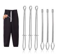 6Pcs Bodkin Drawstring Threader, Easy Quick Insert Drawstring Threader Tweezers Bodkin Sewing Tool for Sweatpants, Hoodies, Swim Trunks