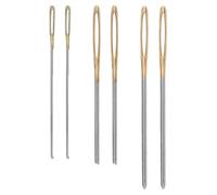 6PCS Bodkin Needle Large Eye Blunt Needles Darning Needles for Yarn Sewing Darning DIY Crafting Thick Hand Knitter Wool Knitting