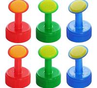 6PCS Bottle Top Waterers Plastic Plant Waterers Sprinkler Plant Watering Seed Seedling Irrigation Seed Seedling Garden Irrigation Watering Cans Watering Equipment Random Color