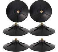 6pcs Boxing Bag Suction Cup Base Replacement Holder with Screws Black | Punchbag Wall Bracket, Home Gym Use, Silicone Iron Build, Stable Easy Installation, Versatile Maintenance