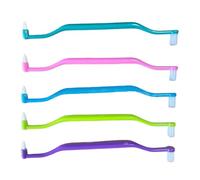 6Pcs Braces Toothbrush, 2-in-1 Double Head Braces Brush, Soft Single Tufted Orthodontic Toothbrush, for Interdental Wisdom Teeth
