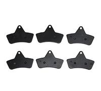 6PCS Brake Pads for Arctic Cat 250 300 400 500, Front Rear Disc Brake Pad Set, Low Noise Consistent Braking, Replacement for Arctic Cat ATV 1998-2004