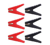 6pcs Brass 300A Battery Charges Clamps Gripping Clip with Strong Grip Upgrades for Vehicle Maintenance & Projects Heavy Duty Gripping Clip