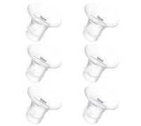 6Pcs Breast Pump Flange Insert 12mm Compatible with Momcozy/Spectra/Medela/eufy/Elvie/Lansinoh/Paruu P10 Breast Pump, Fit for Momcozy M5/M9/M6/V2 Pro/V2 pro/S12 Pro/eufy E10 S1 S1 Pro, 24mm Flange