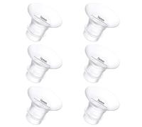 6Pcs Breast Pump Flange Insert 14mm Compatible with Momcozy/Spectra/Medela/eufy/Elvie/Lansinoh/Paruu P10 Breast Pump, Fit for Momcozy M5/M9/M6/V2 Pro/V2 pro/S12 Pro/eufy E10 S1 S1 Pro, 24mm Flange