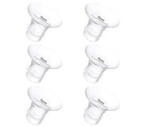6Pcs Breast Pump Flange Insert 15mm Compatible with Momcozy/Spectra/Medela/eufy/Elvie/Lansinoh/Paruu P10 Breast Pump, Fit for Momcozy M5/M9/M6/V2 Pro/V2 pro/S12 Pro/eufy E10 S1 S1 Pro, 24mm Flange