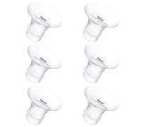 6Pcs Breast Pump Flange Insert 18mm Compatible with Momcozy/Spectra/Medela/eufy/Elvie/Lansinoh/Paruu P10 Breast Pump, Fit for Momcozy M5/M9/M6/V2 Pro/V2 pro/S12 Pro/eufy E10 S1 S1 Pro, 24mm Flange