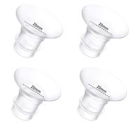 6Pcs Breast Pump Flange Insert 20mm Compatible with Momcozy/Spectra/Medela/eufy/Elvie/Lansinoh/Paruu P10 Breast Pump, Fit for Momcozy M5/M9/M6/V2 Pro/V2 pro/S12 Pro/eufy E10 S1 S1 Pro, 24mm Flange