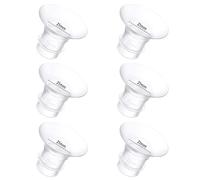 6Pcs Breast Pump Flange Insert 21mm Compatible with Momcozy/Spectra/Medela/eufy/Elvie/Lansinoh/Paruu P10 Breast Pump, Fit for Momcozy M5/M9/M6/V2 Pro/V2 pro/S12 Pro/eufy E10 S1 S1 Pro, 24mm Flange