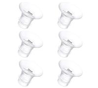 6Pcs Breast Pump Flange Insert 22mm Compatible with Momcozy/Spectra/Medela/eufy/Elvie/Lansinoh/Paruu P10 Breast Pump, Fit for Momcozy M5/M9/M6/V2 Pro/V2 pro/S12 Pro/eufy E10 S1 S1 Pro, 24mm Flange