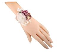 6pcs Bridesmaid Wrist Flower Bride's Wedding Simple Sisters Hand Garland Wedding Celebration Articles Wrist Corsage