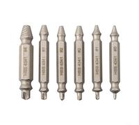 6PCS Broken Bolt Remover Kit, Rusted Screw Extractors Made from High Speed Steel, Storage