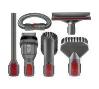 6Pcs Brush Attachment Kit for Dyson V7 V8 V10 V11 V12 Vacuum Cleaner - Versatile Accessories for Effortless Cleaning, Extension Hose, Soft Dusting Brush, Crevice Tool, and More