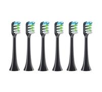 6PCS Brush Heads, Compatible with Xiaomi, V1 V2 X3 X3U | X5, D2, D3, X1, soft bristle sonic electric toothbrush heads(6PCS White)