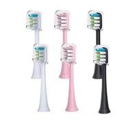 6Pcs Brush Heads with Cap, Compatible with Xiaomi, X3 X5 X3U