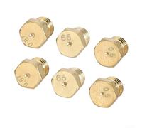 6PCS Burner Gas Natural Gas Hob for LPG Conversion Kit Jets Nozzles Injectors Set, For Propane for LPG Natural Gas Pipe, DIY Burner Parts