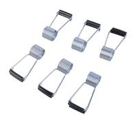 6Pcs Butterfly Spring Door Close Universals Automatic Door Close with Rubber Buffer for Most Hinge Pin Spring Butt Hinge Pin Accessories