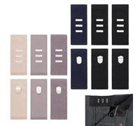 6PCS Button Extender for Trousers, Adjustable Waist Extender for Trousers, Button Extender for Adjusting The Waistline of Pants Jeans and Skirts Suitable for Men and Women