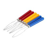 6PCS Button Hook, Button Assist Tool Zipper Button Hook Zipper Button Puller for Seniors, Arthritis, Weak Hands, Disability