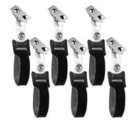 6Pcs C/Pap Hose Clamps Anti Winding Oxygen Tube/Cannula Fixing Holder (Black)