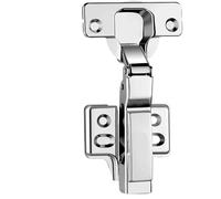 6pcs Cabinet Hydraulic Buffer Hinges Stainless Steel Soft Close Damper 95 Degree Open Kitchen Cupboard Wardrobe Door Hardware for Kitchen Cupboards(White,Half Overlay)