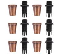 6pcs Cable Glands Light Grips Adjustable Iron PC Brown