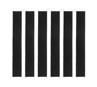 6PCS Cable Management Sleeves, Outdoor Tactical Accessory Storage Adhesive Panels, MOLLE Mountable, Nylon (14.5x2cm, 0.017kg)(BLK)