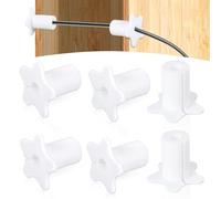 6pcs Cable Routing Kit for Starlink, Silicone Cable Feed Pass Through Bushings Cable Grommet for 5/8 Inch Cables Wall Hole Cable Routing Kit Accessories for Starlink Ethernet Cables (White)