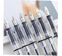 6pcs Calligraphy Parallel Pen Set 0.7mm 1.1mm 1.5mm 1.9mm 2.5mm 2.9mm Writing Pen for Gothic Letter Caligraphy Pens Stationery