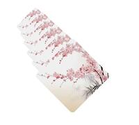 6Pcs Car Air Fresheners Cards Cherry blossoms Tree Zen Hanging Fragrance Scented Cards Lasting Scent Car Aromatherapy Tablets Auto Rearview Mirror Pendant for Wardrobe Shoe Cabinet