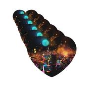 6Pcs Car Air Fresheners Cards Colorful Music Notes Hanging Fragrance Scented Cards Lasting Scent Car Aromatherapy Tablets Auto Rearview Mirror Pendant for Wardrobe Shoe Cabinet