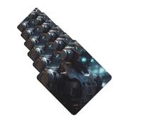 6Pcs Car Air Fresheners Cards Future Robot Hanging Fragrance Scented Cards Lasting Scent Car Aromatherapy Tablets Auto Rearview Mirror Pendant for Wardrobe Shoe Cabinet