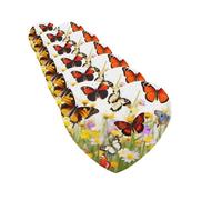 6Pcs Car Air Fresheners Cards Group of Butterflies Hanging Fragrance Scented Cards Lasting Scent Car Aromatherapy Tablets Auto Rearview Mirror Pendant for Wardrobe Shoe Cabinet