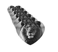 6Pcs Car Air Fresheners Cards Long Lasting Double Sided Hanging Fragrance Scented Card African Lion Black and White Car Aromatherapy Tablets Auto Rearview Mirror Pendant for Men Women
