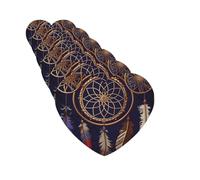6Pcs Car Air Fresheners Cards Long Lasting Double Sided Hanging Fragrance Scented Card American Dream Catcher Car Aromatherapy Tablets Auto Rearview Mirror Pendant for Men Women
