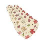 6Pcs Car Air Fresheners Cards Lovely flower patterns Hanging Fragrance Scented Cards Lasting Scent Car Aromatherapy Tablets Auto Rearview Mirror Pendant for Wardrobe Shoe Cabinet