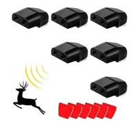 6Pcs Car Deer Whistle,Car Alarm, Advanced Deer Whistles for Cars, Protective Wildlife Alert System with Self-Adhesive Mounting, Effective Animal Warning Device for Vehicles and Motorcycles