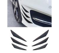 6PCS Car Front Bumper Lip Splitter for BMW 3er G20 G21 i3 G28 2019-2024 2025 /4er G22 i4 G26, Car Spoiler Canards Kit Front Bumper Lip Fin Bumper Canard Splitter Diffuser Valence